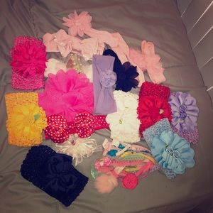 Bundle of baby/girl headbands
